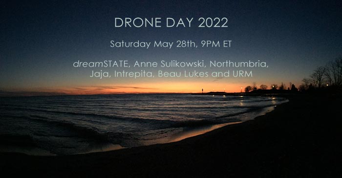 Poster for Drone Day 2022 Online Concert