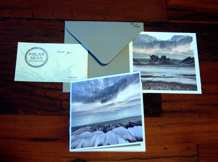 Cover package for north atlantic drift / northumbria Split CD by Scott M2